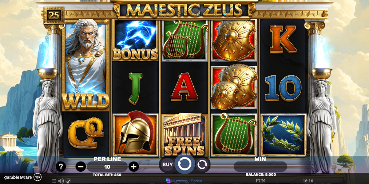 Spinomenal Launches Mythology-Themed Majestic Zeus | iGaming Future